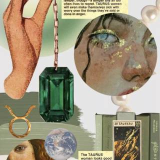 Taurus collage wallpaper