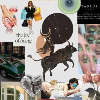 Taurus collage wallpaper