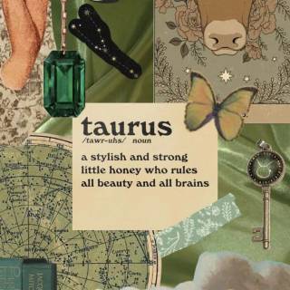 Taurus collage wallpaper