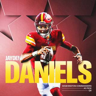 Jayden Daniels Commanders wallpaper