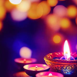 Diwali lamp wallpaper