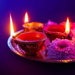 Diwali lamp wallpaper
