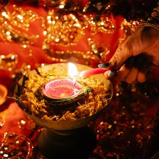 Diwali lamp wallpaper