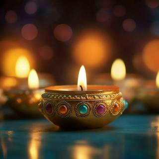 Diwali lamp wallpaper