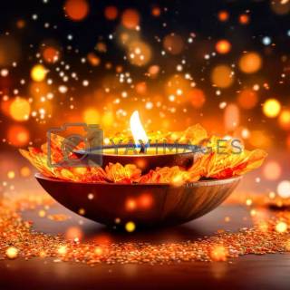 Diwali lamp wallpaper