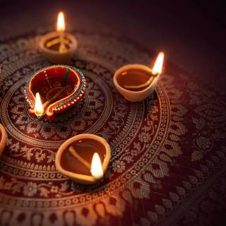 Diwali lamp wallpaper