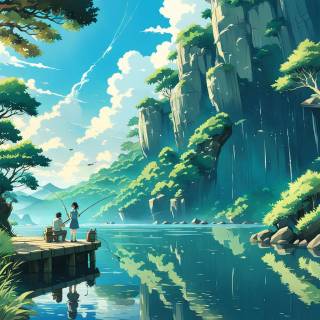 Studio Ghibli iPad wallpaper