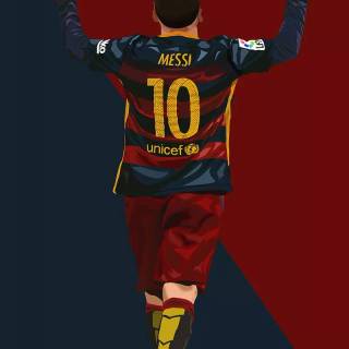 Drip Messi wallpaper