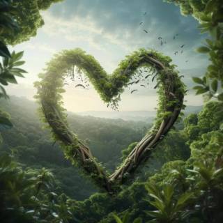 Nature heart wallpaper