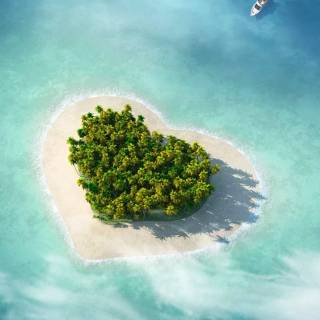 Nature heart wallpaper