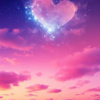 Nature heart wallpaper