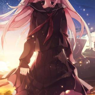 Anime dark girl 4k wallpaper