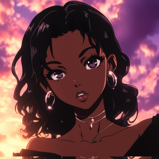 Anime dark girl 4k wallpaper