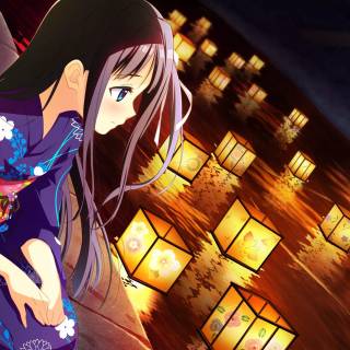 Anime dark girl 4k wallpaper