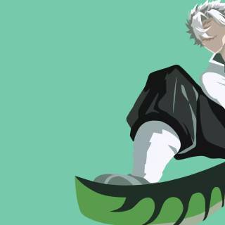 Demon Slayer minimalist 4k wallpaper