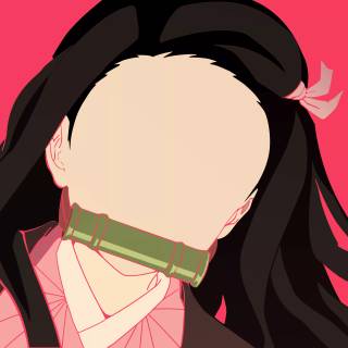 Demon Slayer minimalist 4k wallpaper