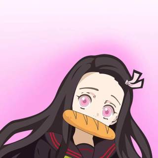 Demon Slayer Chibi phone wallpaper