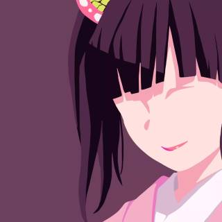 Demon Slayer minimalist 4k wallpaper