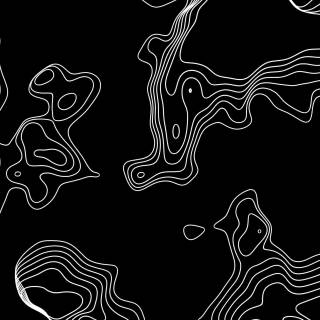 Topographic 4k white wallpaper