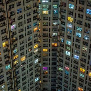 Apartment window wallpaper