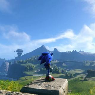 Sonic Frontiers 4k wallpaper