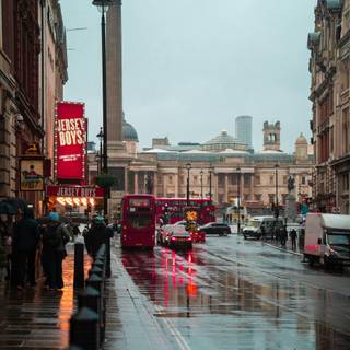 London street 4k wallpaper