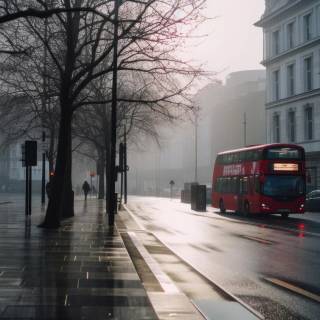 London street 4k wallpaper