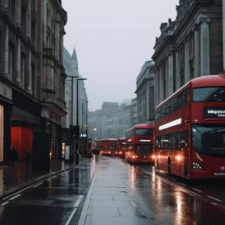 London street 4k wallpaper