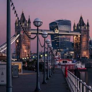 iPad London winter wallpaper