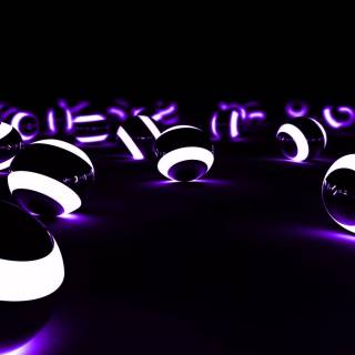 Purple and white 4k wallpaper