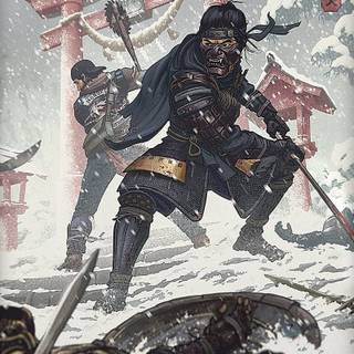 Ghost of Tsushima 4k phone wallpaper