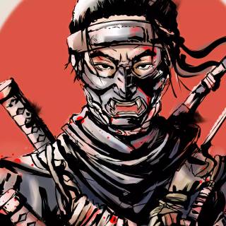 Jin Sakai 4k wallpaper