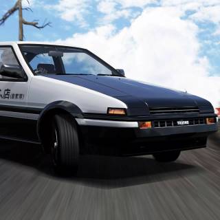 AE 86 4k wallpaper