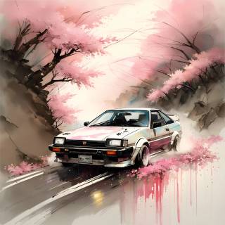 AE 86 4k wallpaper