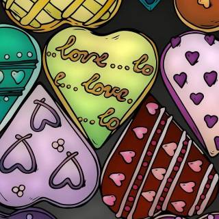 Cookies iPhone wallpaper