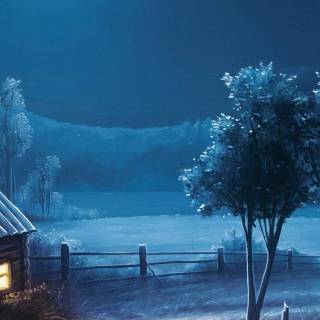 Nature night phone wallpaper