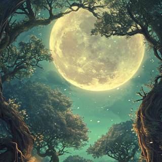 Nature night phone wallpaper