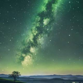 Nature night phone wallpaper
