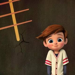 Cartoon boy phone wallpaper