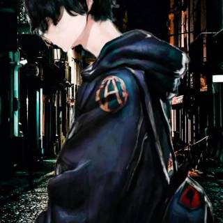 Cartoon boy phone wallpaper