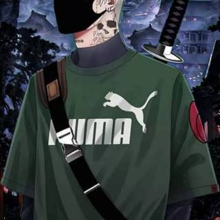 Cartoon boy phone wallpaper