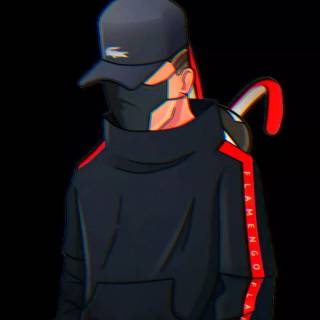 Cartoon boy phone wallpaper