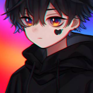 Cartoon boy phone wallpaper