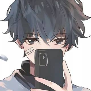 Cartoon boy phone wallpaper