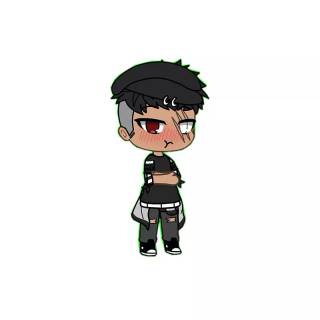 Cartoon boy phone wallpaper