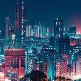 Phone cyber wallpaper