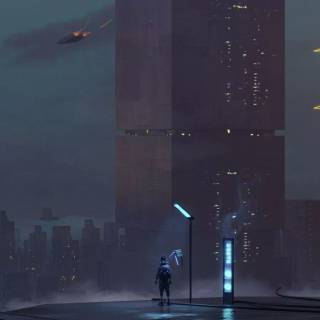 Phone cyber wallpaper