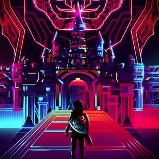 Phone cyber wallpaper