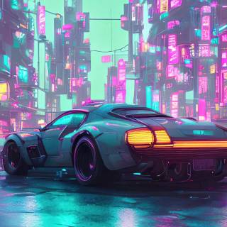 Phone cyber wallpaper