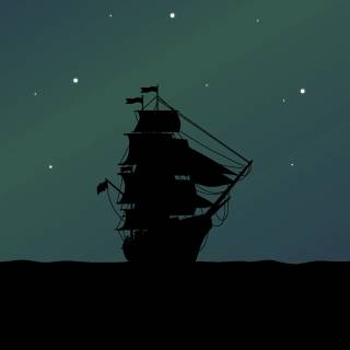 Pirate ship phone wallpaper